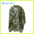 Impermeable de camuflaje de PVC de poliéster (RPE-147)